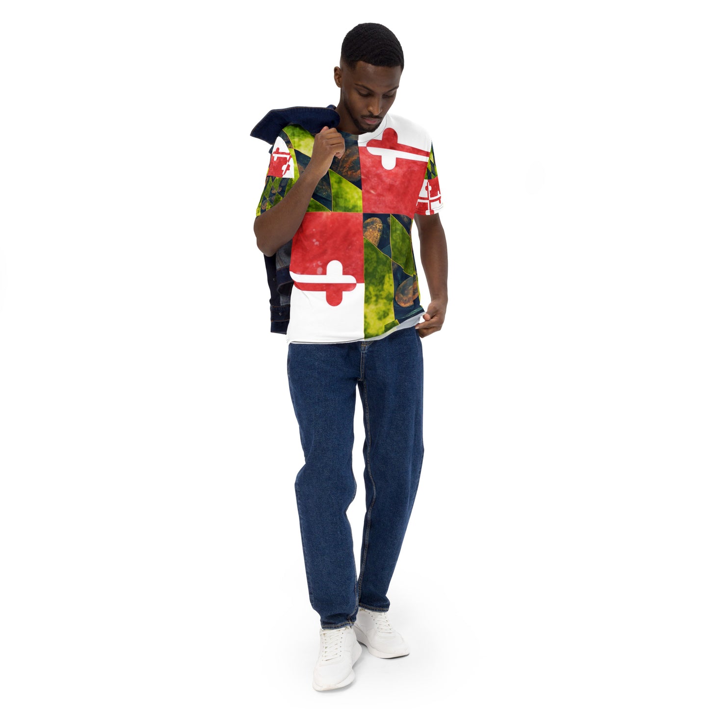 Men's Watermelon MD Flag all over t-shirt
