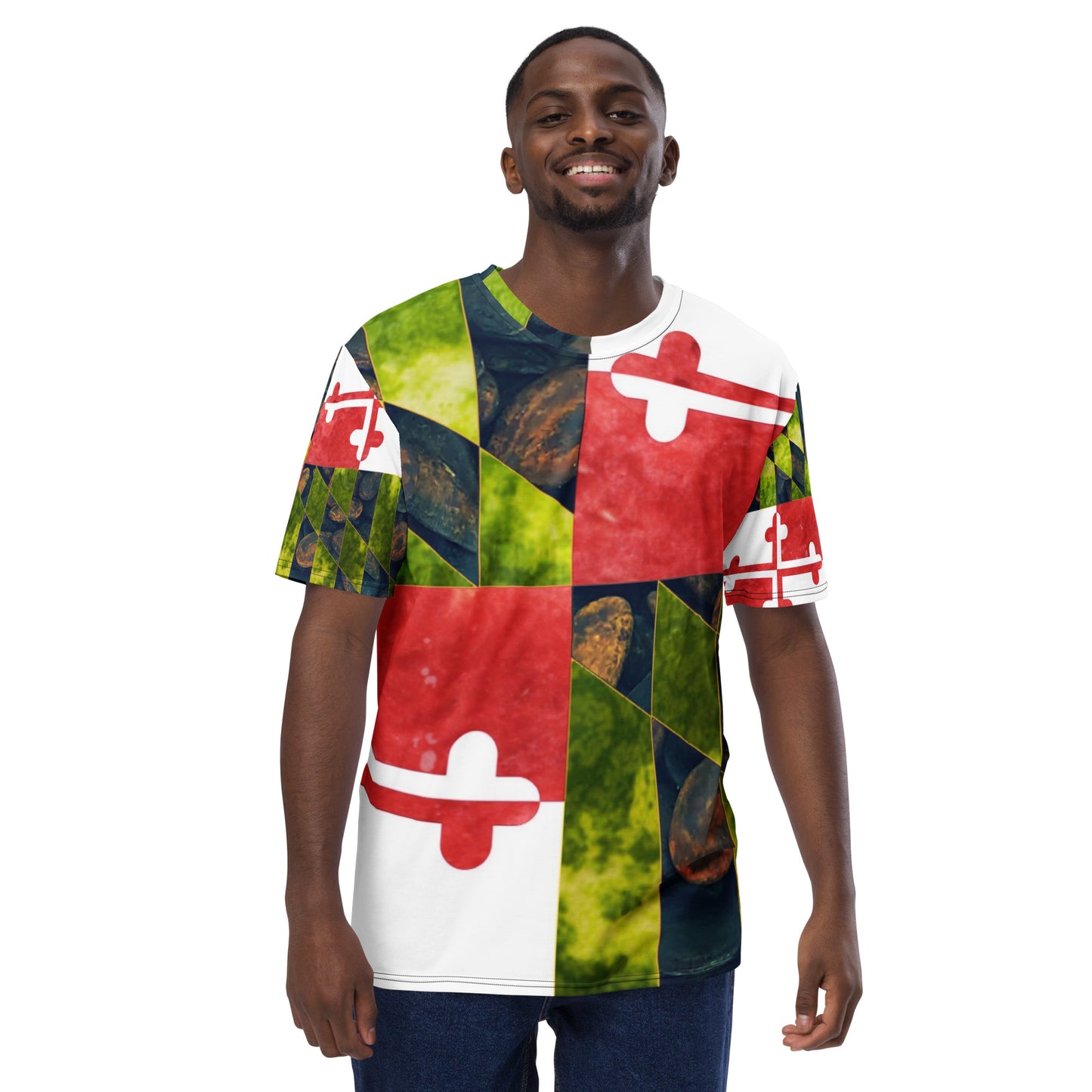 Men's Watermelon MD Flag all over t-shirt