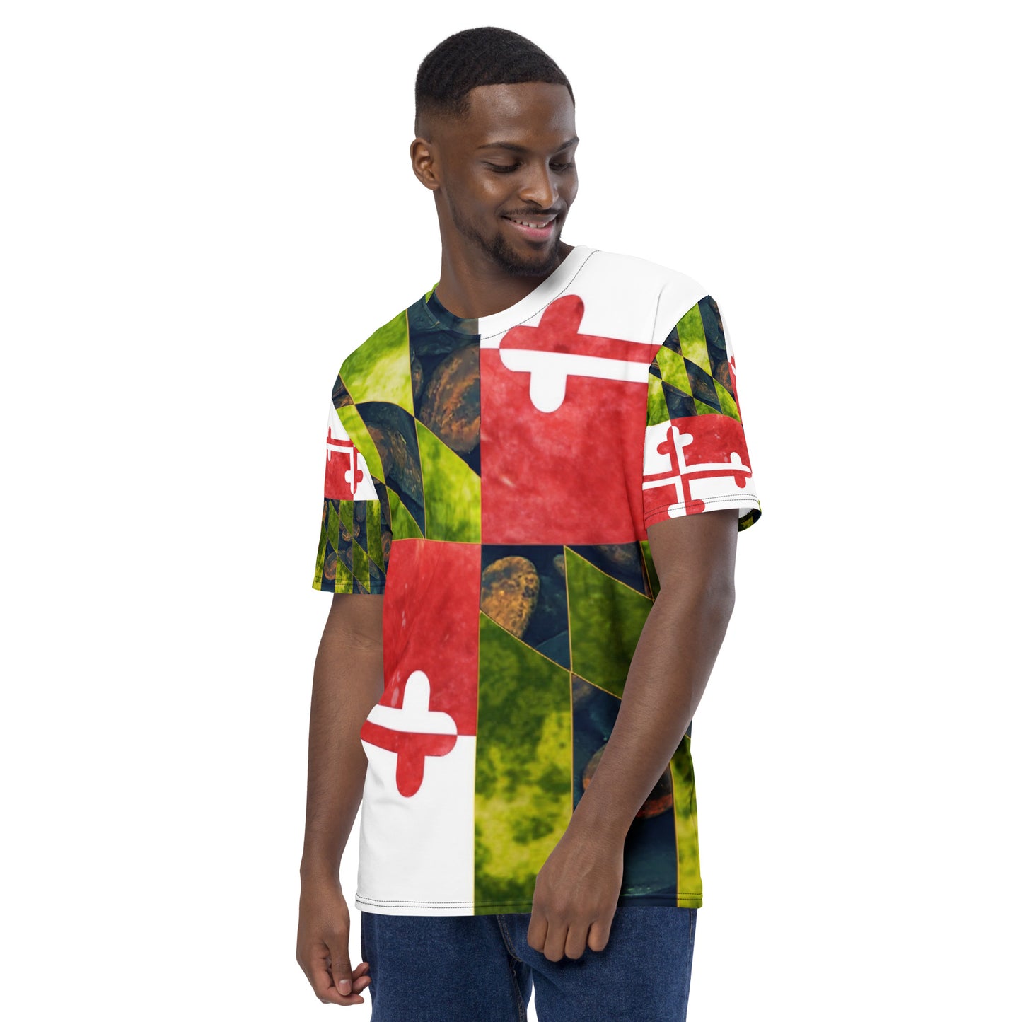 Men's Watermelon MD Flag all over t-shirt