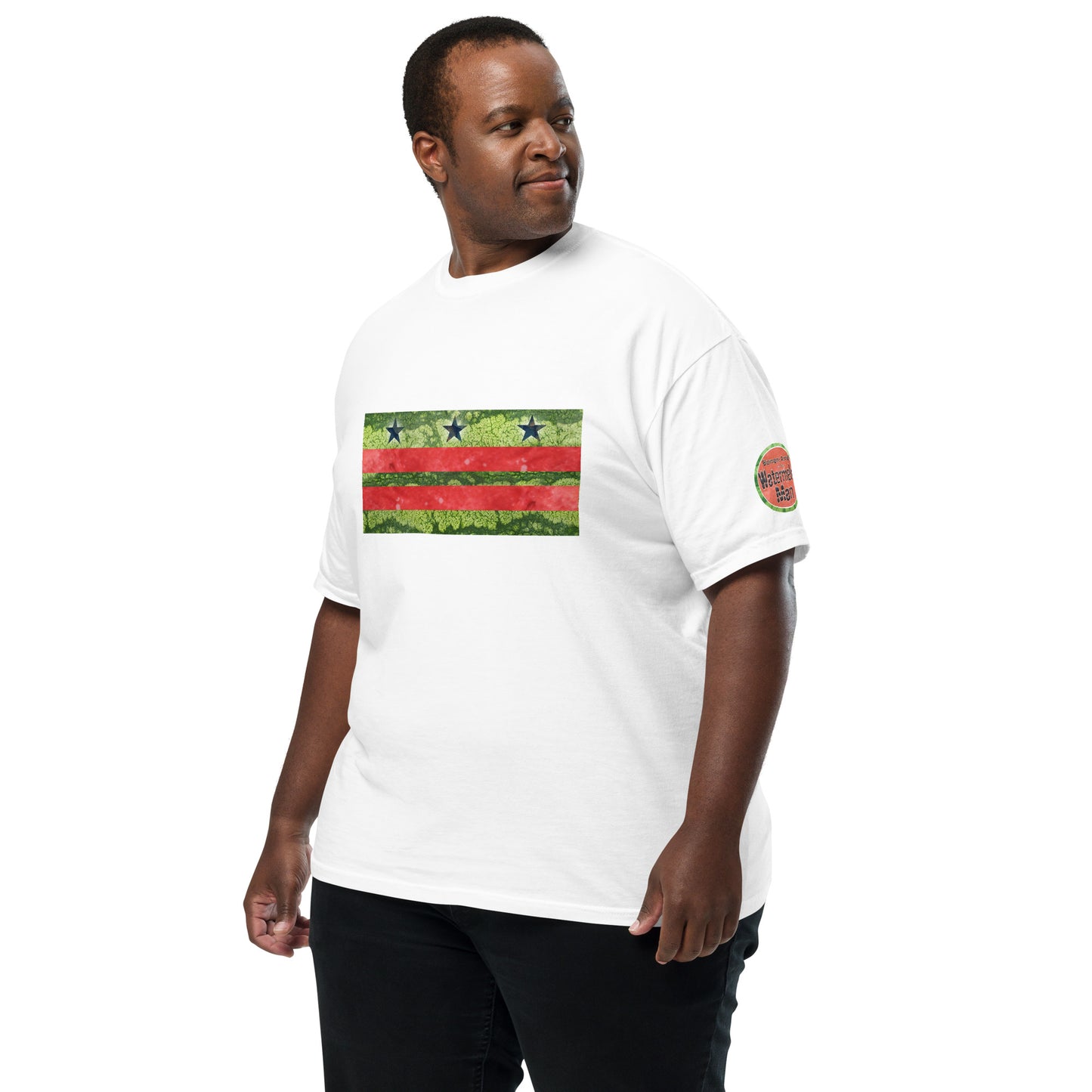 Watermelon DC Men's Flag t-shirt