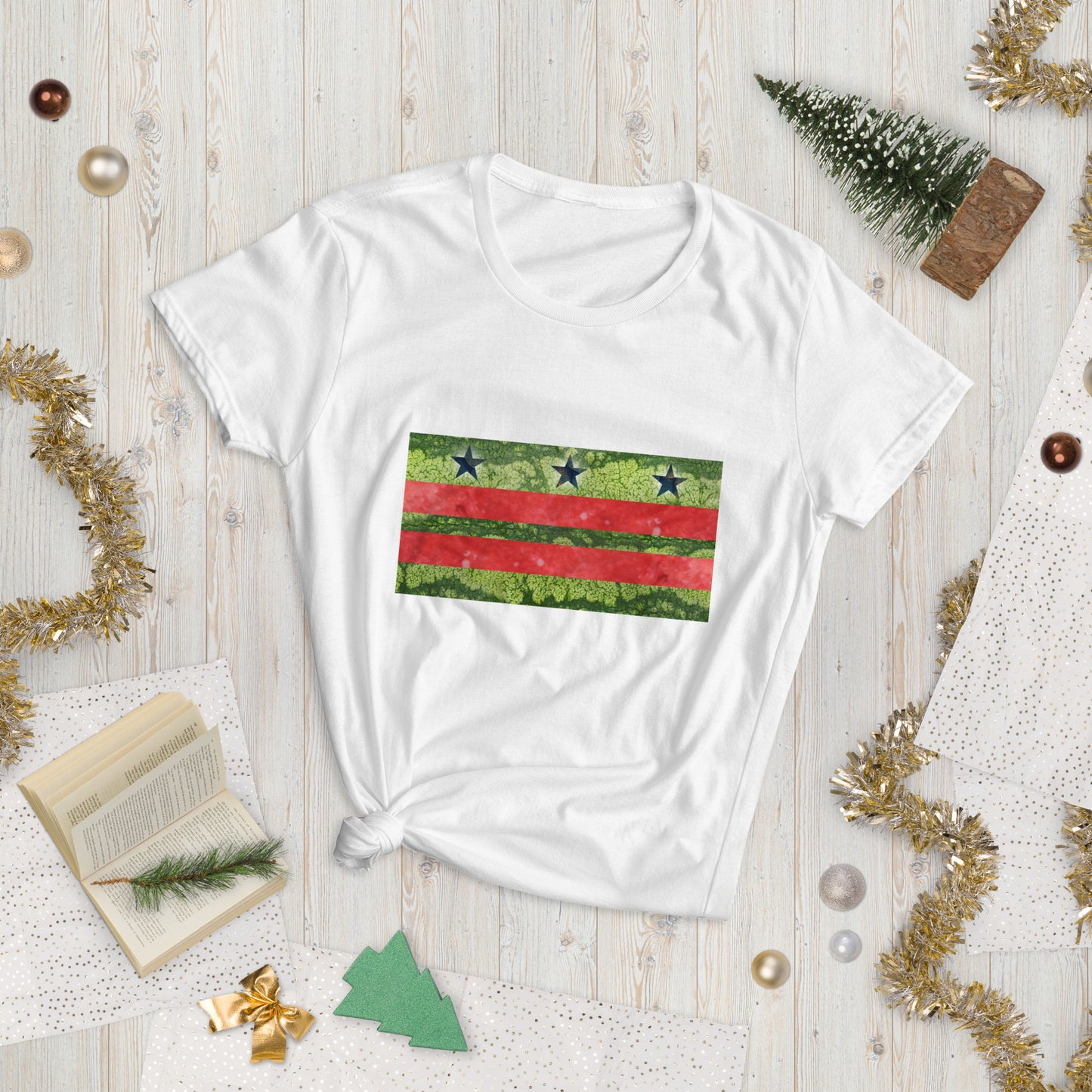 Watermelon DC Flag Women's t-shirt