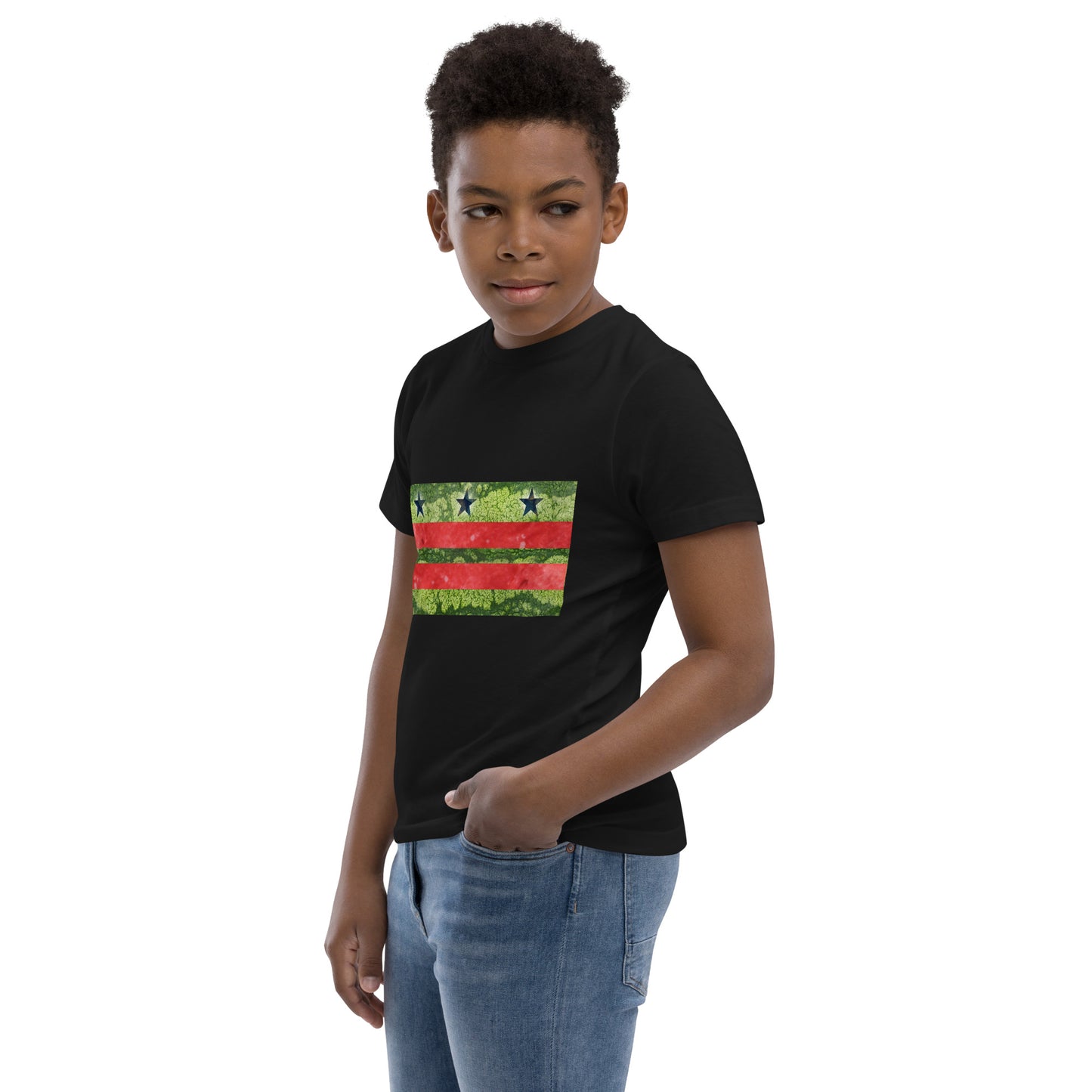 Watermelon DC Flag Youth jersey t-shirt