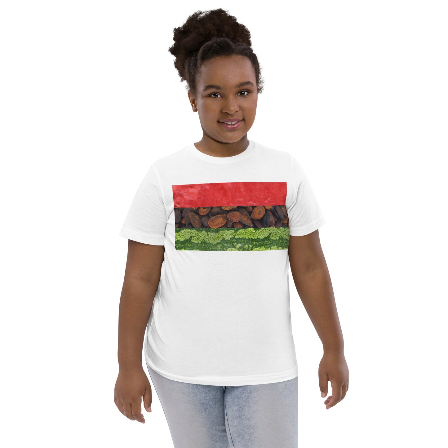 Watermelon Pan African Youth jersey t-shirt
