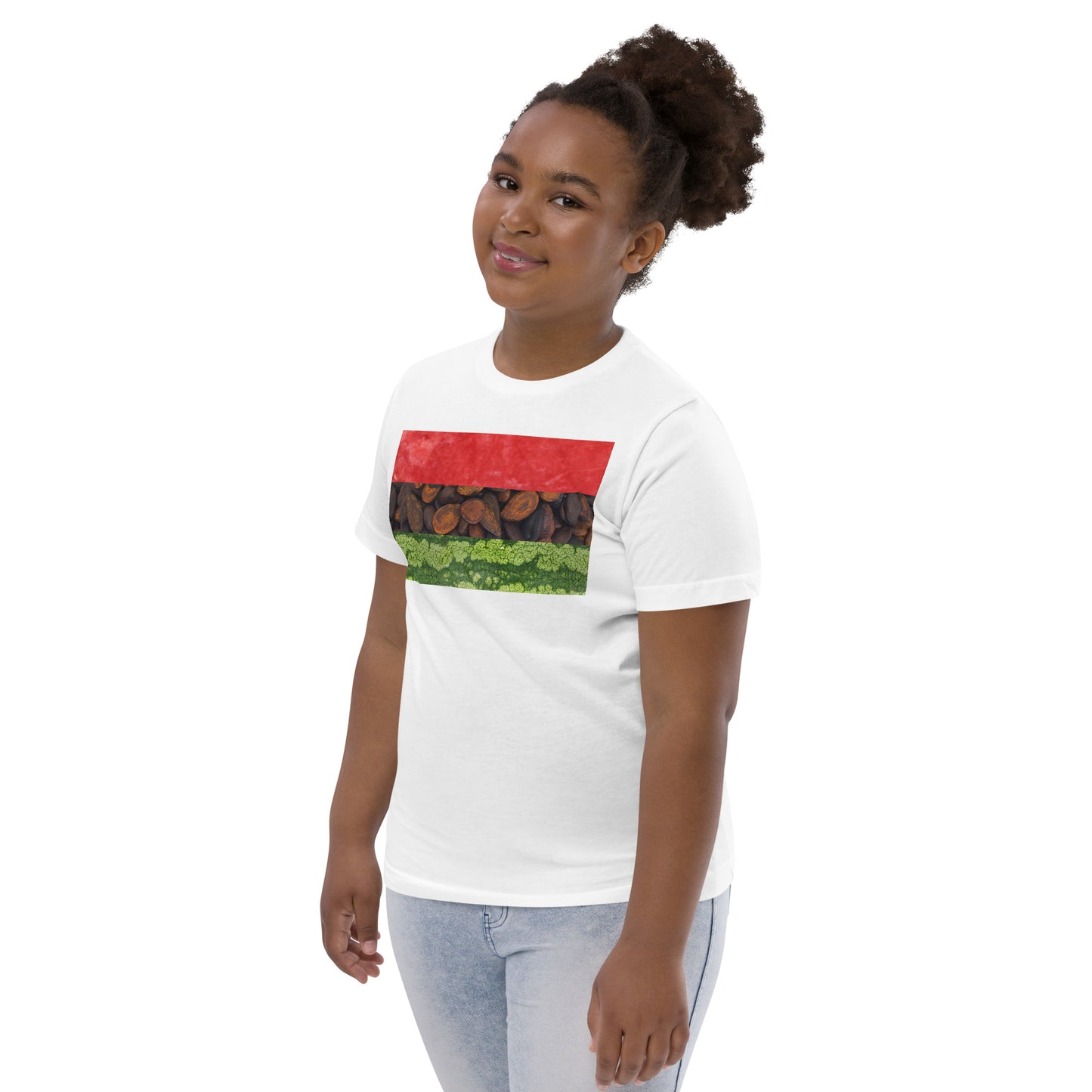 Watermelon Pan African Youth jersey t-shirt
